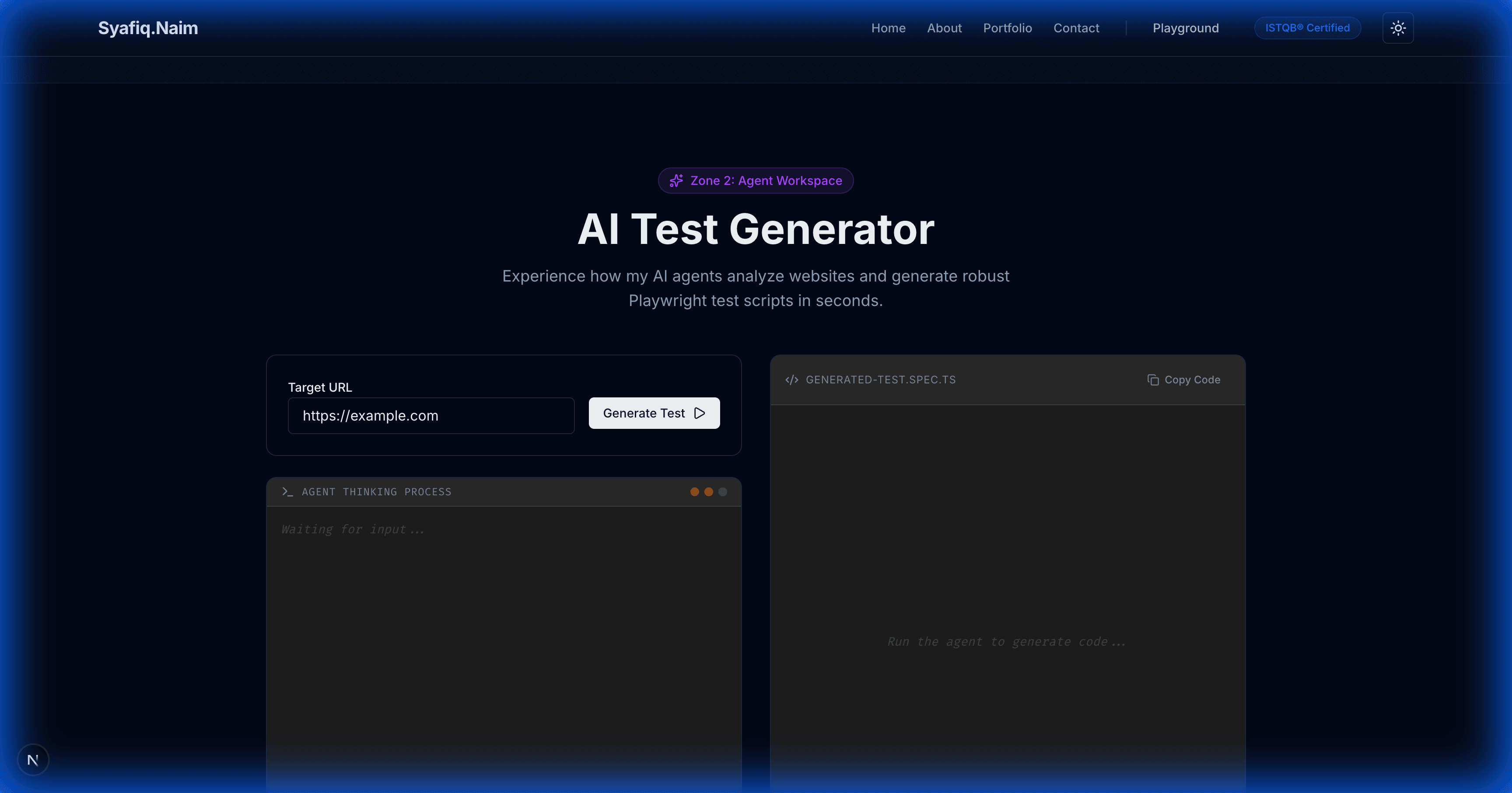 AI Test Agent (Concept)