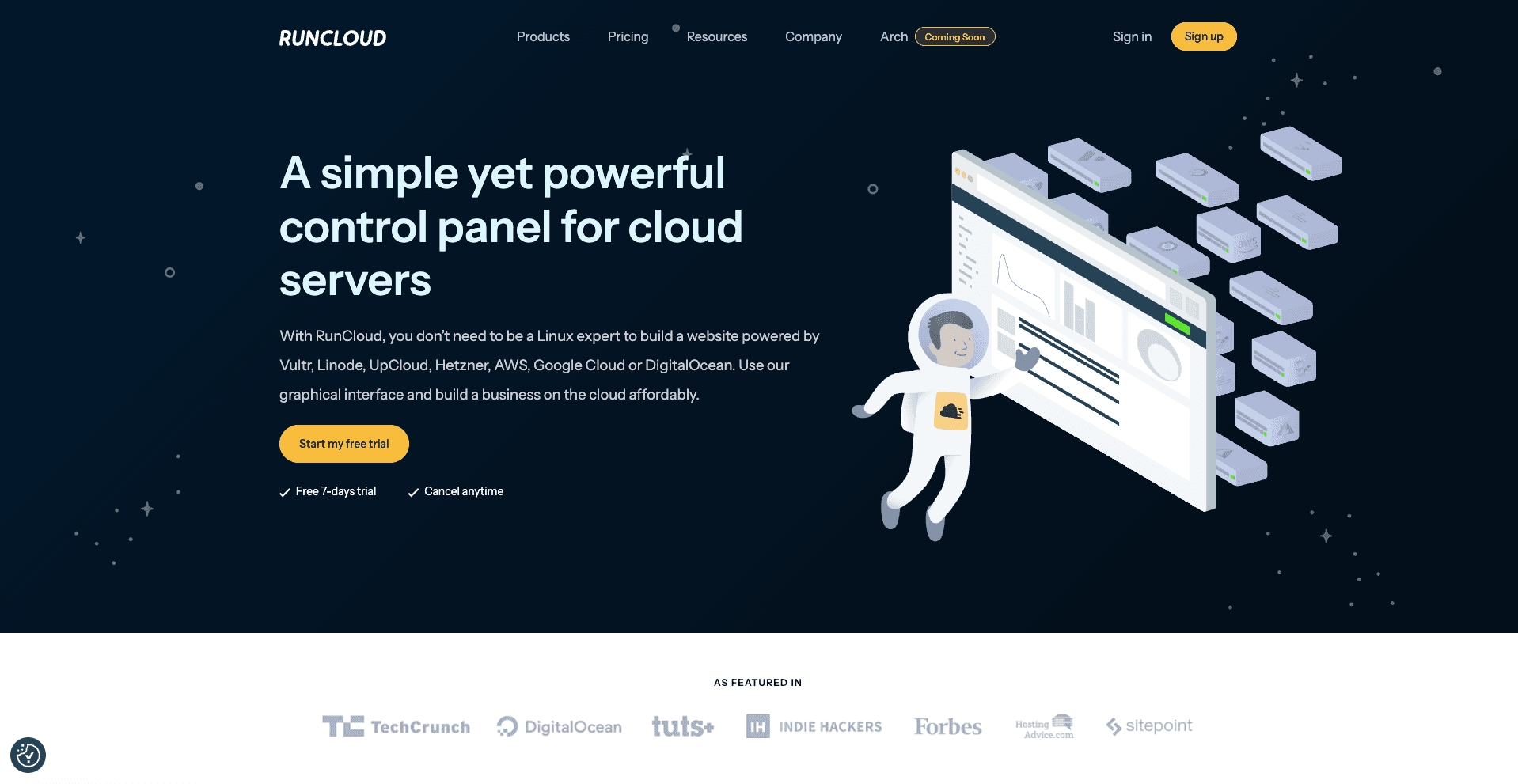 RunCloud Dashboard Automation